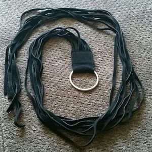 Genuine leather 3x/4x black belt